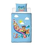 Paw Patrol Single Duvet Cover Officially Licensed | I'm Cool Design with Matching Pillowcase, Polycotton, Blue