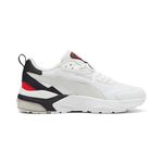 Puma Unisex-Adult Vis2K White-Feather Gray-for All Time Red Sneaker - 10 UK (39231828)