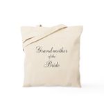 CafePress Grandmother Of The Bride Tote Bag Natural Canvas Tote Bag, Reusable Shopping Bag