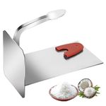 ROLTON® Steel CoconutScraper|Chirava|Table Top Handy Movable Coconut Scraper|Shredder| Peeler|Chopper|Grater|Thengathuruvi|Thicker Guage Chirava for Kitchen-Perfect for Every House