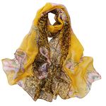 FAIRYGATE Ladies Scarves Lightweight Clearance Chiffon Scarf Fashion Sheer Lightweight Neckerchief Shawl Wrap for Women Girls 38013