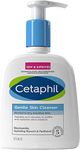 Cetaphil Gentle Skin Cleanser, 473ml, Face & Body Wash, For Normal To Dry Sensitive Skin, With Niacinamide & Glycerin, Soap Free