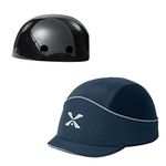 Safety Baseball Bump Cap Lightweight Safety Hard Hat Head Protection Cap Breathable Hat Head Protection Cap(M18110H-Navy-Micro Brim)