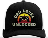 NewEleven for New Dad - First Time Dad Gift - Dad to Be Gift - Gaming Dad Gifts - New Dad Announce Pregnancy - Gifts for Husband, Boyfriend, Him, New Father - Gaming Retro Trucker Hat