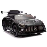 Kids Republic Licensed 24V Mercedes Benz GT3 Ride On Car for Kids - Motorized Electric Vehicle with Remote Control, MP3 Player, and LED Lights (24V, Black)