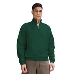 Imsa Moda Stylish Hoodies/Sweatshirt Polycotton Hoodies for Gym Warm Travel Hoodies for Men Green