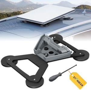 STARGEAR Starlink Mini Mount, Magnetic with 200lbs Heavy Duty Magnet Bases, Starlink Mini Accessories Lockable Starlink Mount for RV, Car, Boat, Truck Aluminum Alloy