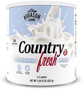 Augason Farms Country Fresh 100% Real Instant Nonfat Dry Milk, 1 lb, 13 oz.