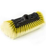 DOCAZOO Docapole Bristle Brush - Broom Heads/Floor Scrub Brush/Deck Brush/Car Wash Cleaning Brush (Ultra Soft Brush - Without Extension Pole)