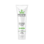 Hempz Fresh Coconut and Watermelon Nourishing Herbal Body Wash, 8.5 oz. - Scented Shower Gel, Bath Soap with Anti-Aging Serum for Youthful Skin - Fragranced Shower Cream with Chamomile - Vegan