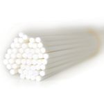 50 Pieces Fiber Reed Diffuser Replacement Refill Sticks for Aroma Fragrance (White, 30cmx3.5mm)