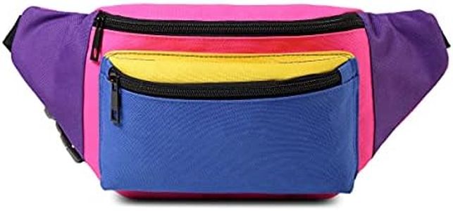 MIAIULIA 80s Neon Waist Fanny Pack for 80s Costumes,Festival Travel Party #Other