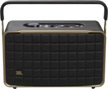 JBL Authentics 300 Portable Smart Speaker – Wi-Fi, Bluetooth, Black Retro