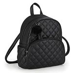 ECOSUSI Mini Backpack Women Leather