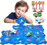 hahaland Puzzle Racer Kids Car Trac