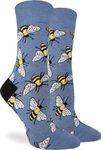 Good Luck Sock Women's Bees Socks, Adult, Shoe Size 5-9