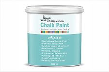 MagicWall Chalk Paint Medium Colors | 1 Liter - Matt Finish | Water Base Acrylic Paint | Coverage : 50 to 100 Sq. Ft. | Apply on Surfaces Like Walls, Boards, Furniture & Home Décor Products. (Aqua)