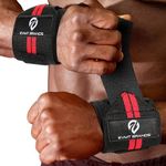 EVMT Premium Weightlifting Wrist Wraps 20" - Durable Wrist Straps for Weightlifting, Enhanced Wrist Support, Ideal Lifting Straps and Wrist Wraps for Weightlifting