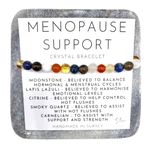 Menopause Support Bracelet - Crystal Bracelet for Perimenopausal - Crystals for Hot Flushes - Help with Menopause - Healing Crystal Bracelet (6 inch (Small))