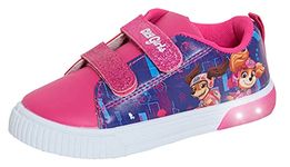 Paw Patrol Girls Light Up Trainers Pink UK 7 Child