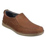 Pierre Cardin Men's Brown Leather Casual Shoes -(PC 3019 Brown)(10UK/India)(44EU)