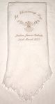 Baby’s Personalised Christening/Baptism/Naming Day Guardian Angel Shawl (Silver)