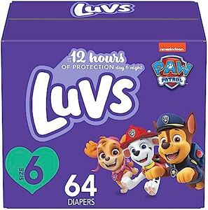 Luvs Diapers - Size 6, 64 Count, Paw Patrol Disposable Baby Diapers