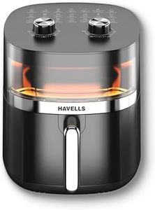 Havells Prolife Stellar Chef Air Fryer 5.5 Ltr | See Through Window | 1500 Watts, Black