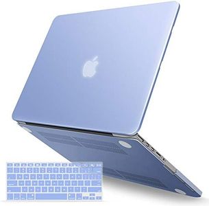 IBENZER Compatible with MacBook Pro 13 Inch Case 2015 2014 2013 end 2012 A1502 A1425, Hard Shell Case with Keyboard Cover for Old Version Apple Mac Pro Retina 13, Serenity Blue, R1301SRL+1