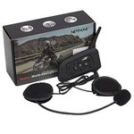 Acube Mart VNETPHONE V6 Bluetooth Helmet Intercom for 6 Riders (Single Unit)