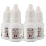 Jiva Ayunetra Eye Drops - 10ml (Pack of 4) | 100% Pure & Natural | Cleanses, Cools & Lubricates dry Eye's