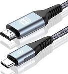 SWECENT 4K USB C to HDMI Cable 3M,USB Type C to HDMI Cable [Thunderbolt 3/4 Compatible] for MacBook iPad Pro/Air iMac,iPhone 15 Plus,Samsung S23 S22 S21 S20 S10 Surface Switch Android Phone to TV.