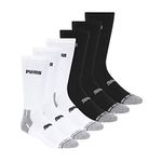 PUMA Men's 6 Pack Crew Socks