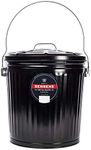 Behrens B907P Steel Black Ash Pail