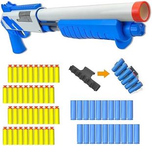 GINCHO Soft Bullet Foam Dart Blaster Toy Shotgun with Ejecting Shells and Ammo for Kids and Adults Shooting Game