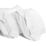 WishSmile White Standard Pillow Cases Bamboo Cooling Pillowcases Set of 2 Breathable Cool Silky Soft Moistur Wicking for Hot Sleepers,Hair and Skin Friendly,2 Pack,20x26 inches