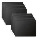 NIGSUR Mousepad - (Pack of 10) Computer Mouse Mat with Anti-Slip Rubber Base & Smooth Mouse Control for Laptop, Notebook, Gaming Computer