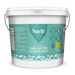 1KG Organic Shea Butter Unrefined - 100% Pure, Raw & Natural - Soil Association Certified - by Nurifi