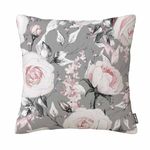 GSRONY Rose Throw Pillow Covers Watercolor with Pink Flowers Leaves Oil Painting Cushion Pillow Case Home Decor Pillowcase 18x18 Inches