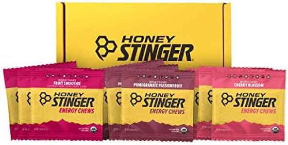 Honey Stinger Organic Energy Chew Variety Pack | 3 Pack Each of Fruit Smoothie, Pomegranate Passionfruit and Cherry Blossom | Gluten Free & Caffeine Free | Sports Nutrition for All Exercises