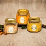 CRAFTSLANE Scented Candle Set | Scented Candle Gift for Birthday,Housewarming, Wedding & Corporate Gift | Aromatic Oudh, Honeycomb and Neroli, Sandalwood and Patchouli Ideal for Diwali Gifts Set of 3