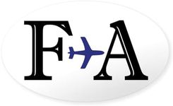 CafePress FA Flight Attendant Here 