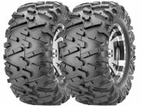 27x10-12, INCLUDES QUA 2, 6 ply BIAS MULTI SURFACE ATV/UTV ALL TERRAIN TIRES. SHIPS DIRECT FROM CANADIAN SHOPS