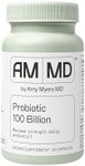 Amy Myers MD Probiotic Capsules 100 Billion - Maximum Strength Daily Probiotic - Gastrointestinal Health Supplement - Digestion & Immune Support