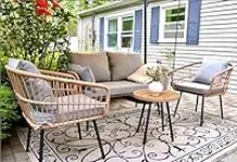 YITAHOME 4 Pieces Patio Furniture S