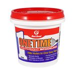 Red Devil 0542 ONETIME Lightweight Spackling, 1/2 Pint, White, 1 Pack