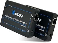 OREI HDMI Over Ethernet Extender Over IP with CAT5/CAT6 Cable, with IR Upto 330 Feet - Loop Out - 1080P Full HD Signal Distribution - One to Many Option