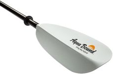 AQUA BOUND Sting Ray Hybrid Kayak Paddle - Carbon Shaft/Composite Blade, 2 Piece (Versa-Lok), White, 240-255 cm