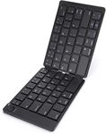 Joyzy Folding Keyboard Portable Bluetooth Keyboard Foldable Wireless Keyboard for IOS or Android or Windows Tablets Smartphones iPhone iPad Laptops PC Pocket Mini Size QWERTY UK Keyboard