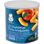 GERBER LIL’ CRUNCHIES Apple & Sweet Potato, Toddler Snacks, 12+ months, 42 g, 6 Pack